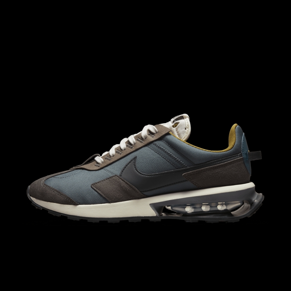 Nike Gray and Yellow Sneakers with Chunky Design